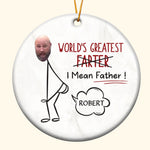 World's Greatest Farter 2 - Personalized Ceramic Photo Ornament