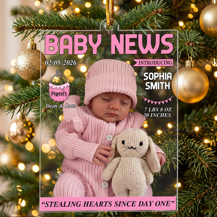 baby-news-magazine-for-baby-first-christmas-personalized-ornament-1