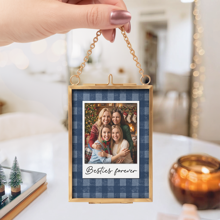 custom-photo-toile-de-jouy-floral-stripe-pattern-friendship-gifts-personalized-ornament-2