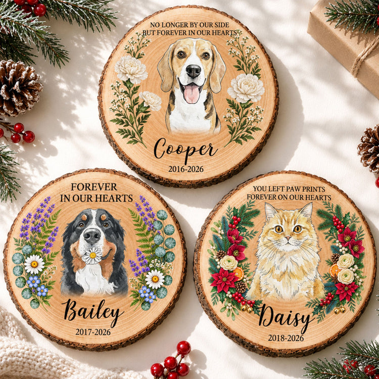 forever-in-my-heart-pet-loss-custom-photo-watercolor-personalized-wooden-plaque-2
