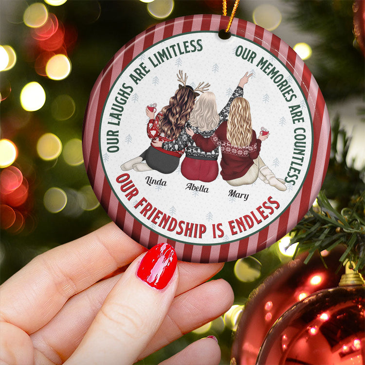 our-friendship-is-endless-striped-pattern-christmas-gifts-for-friends-personalized-ornament-4