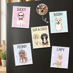 pet-lovers-custom-photo-watercolor-personalized-magnet-1