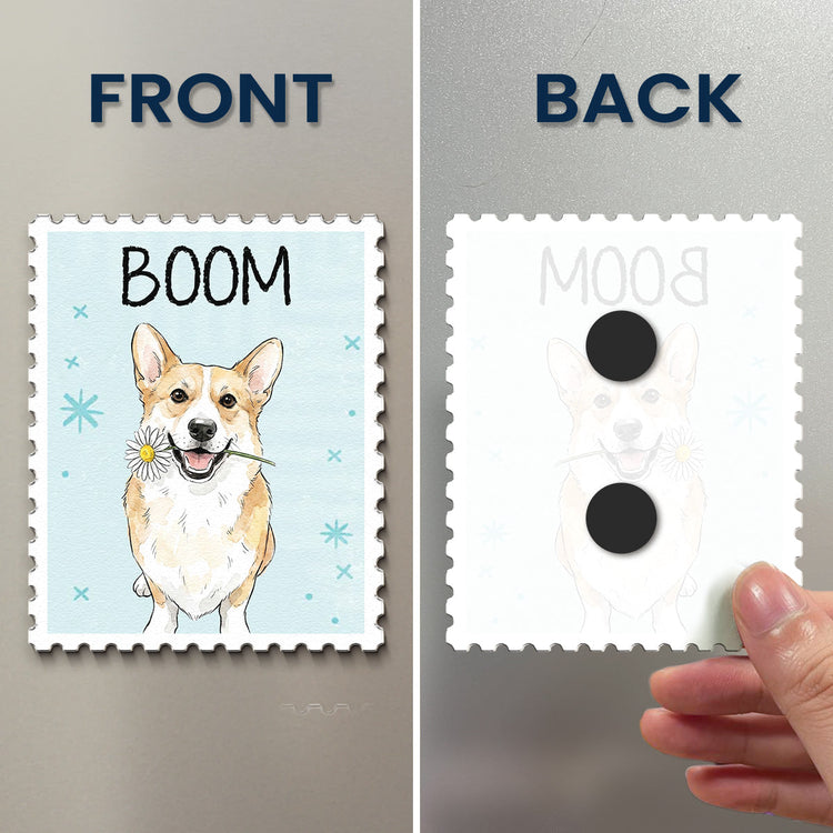 pet-lovers-custom-photo-watercolor-personalized-magnet-4