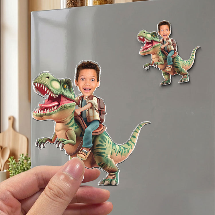 riding-dinosaur-gifts-for-son-grandson-little-boys-personalized-magnet-4