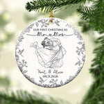 toile-de-jouy-your-photo-our-first-christmas-as-mr-mrs-personalized-ornament-10