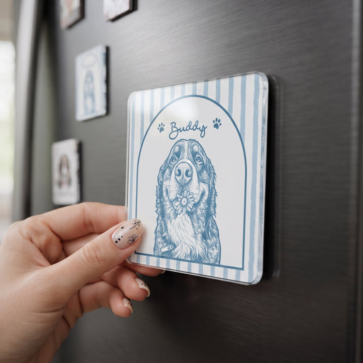 turn-pet-photo-into-art-gifts-for-dog-lovers-cat-lovers-vintage-frame-personalized-magnet-3