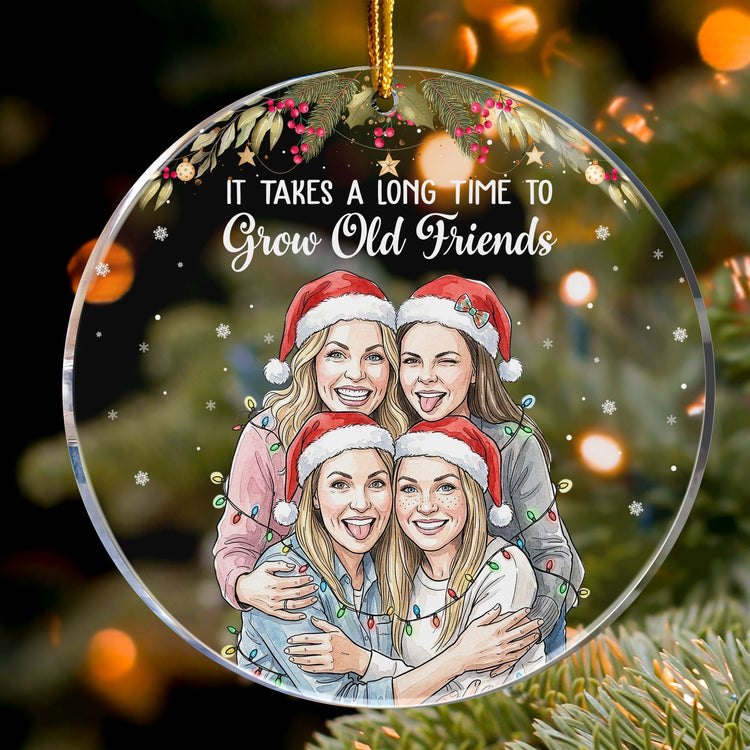 we-never-walk-alone-custom-photo-watercolor-besties-gift-personalized-ornament-3