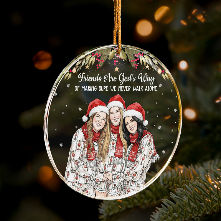 we-never-walk-alone-custom-photo-watercolor-besties-gift-personalized-ornament-5